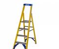 Werner Abru 717 Series Fibreglass Platform Stepladder Trade 12 Tread 7171218