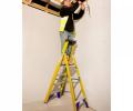 Werner Abru 717 Series Fibreglass Platform Stepladder Trade 12 Tread 7171218