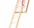 Fakro Wooden Folding Loft Ladder LWF 45 Fire Resistant 3 Section 280cm