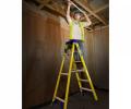 Werner Abru 716 Series Fibreglass Swingback Stepladder Trade